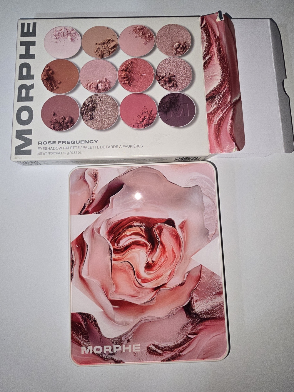 Morphe Rose Frequency Eyeshadow Palette - Pink and Mauve Tones